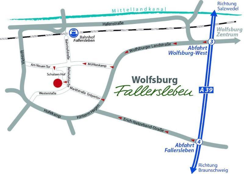 Hotel Fallersleber Spieker Wolfsburg Esterno foto